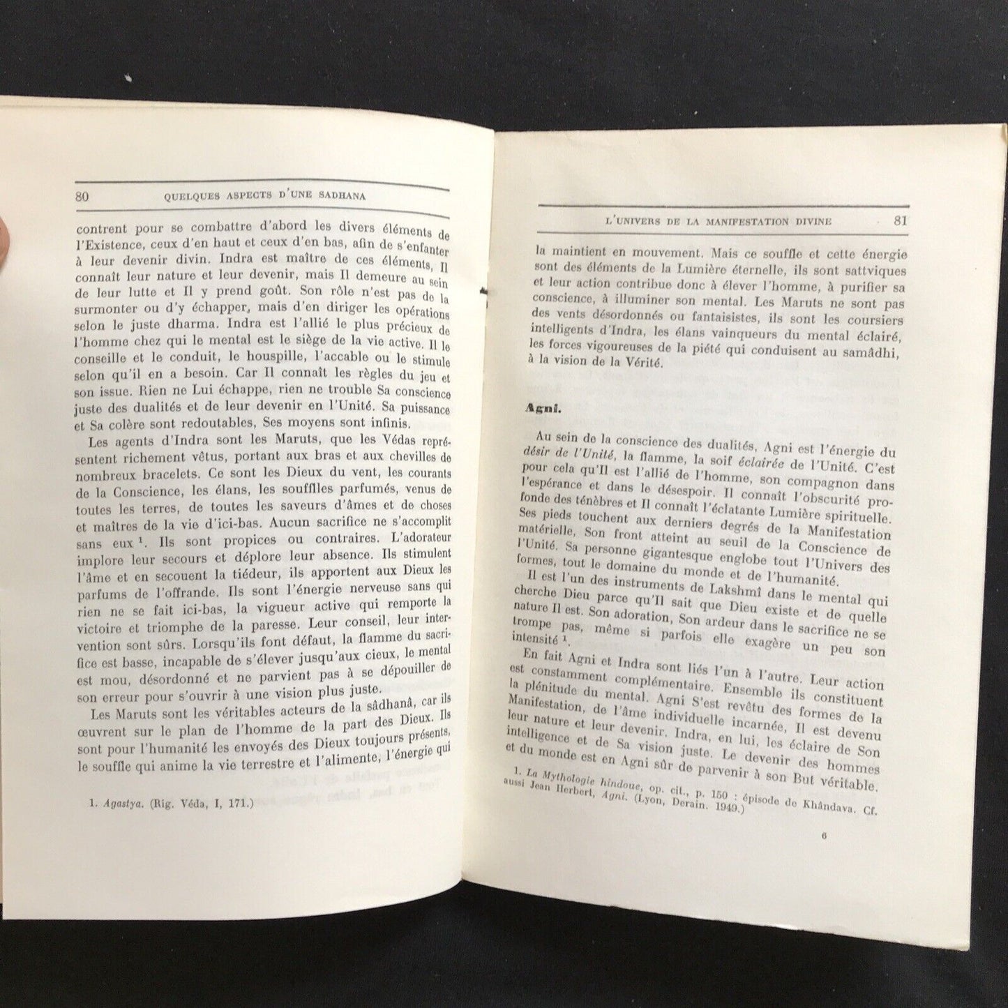 QUELQUES ASPECTS D'UNE SADHANA, Jean Herbert, Albin Michel Èd. spiritualités com