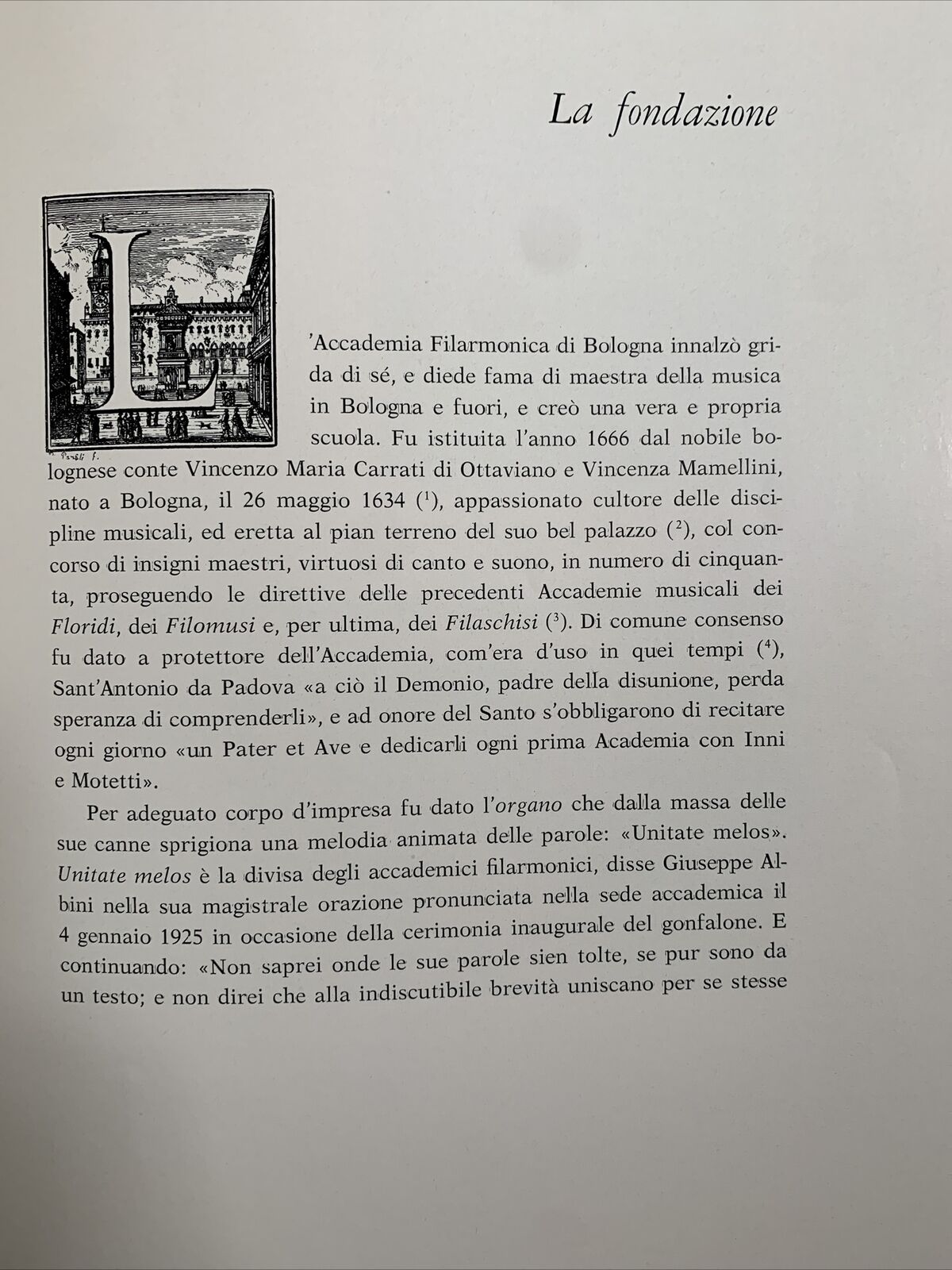 L'ACCADEMIA DELLA FILARMONICA DI BOLOGNA 1666 - 1966 #