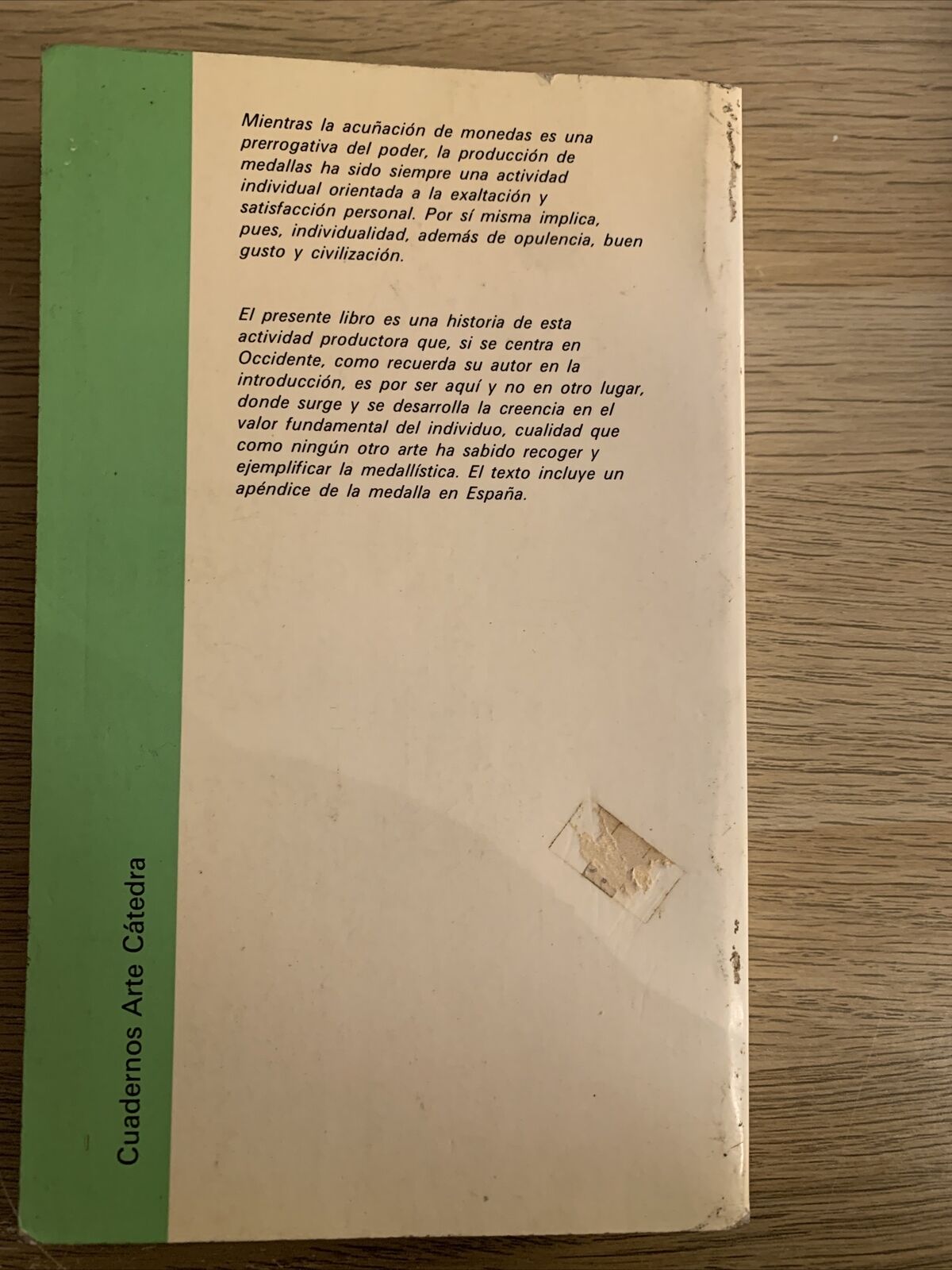 EL ARTE DE LA MEDALLA - Mark Jones, Cuadernos arte Cátedra 1988