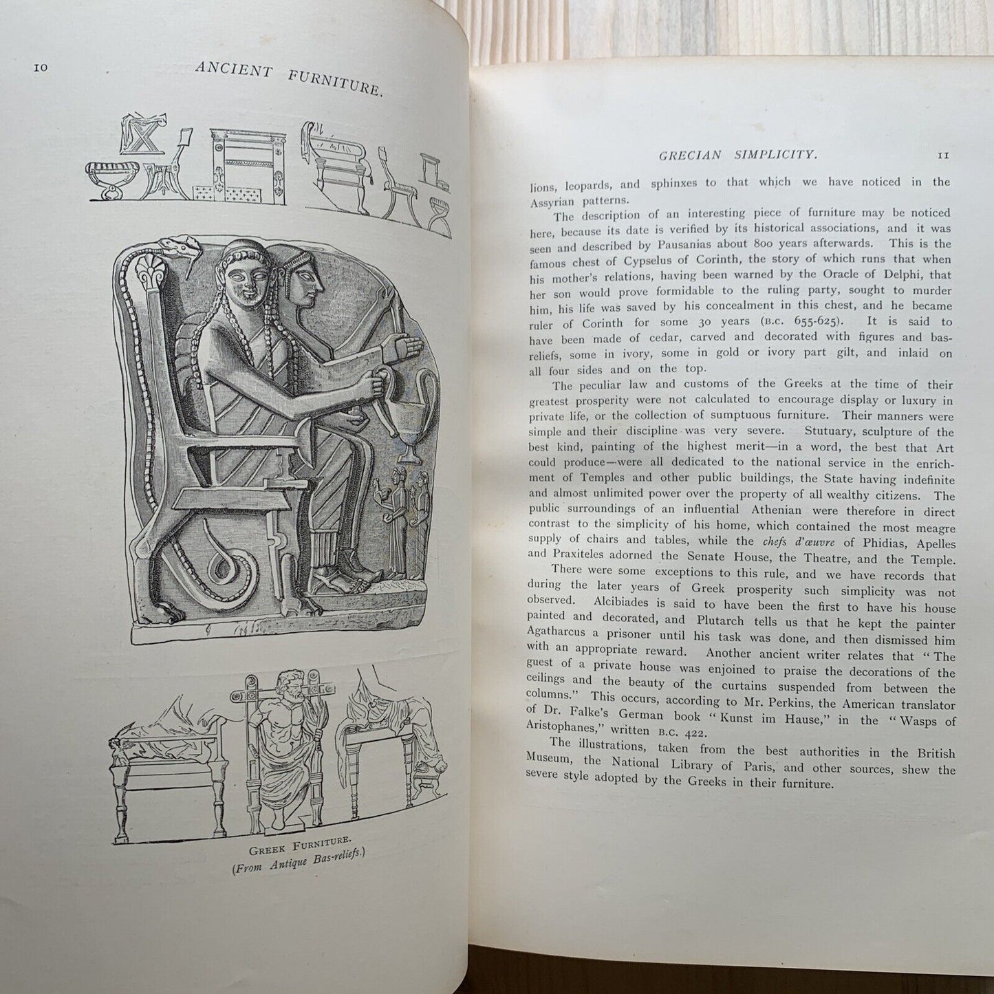 ILLUSTRATED HISTORY OF FURNITURE - STORIA ILLUSTRATA DELL'ARREDAMENTO 1893