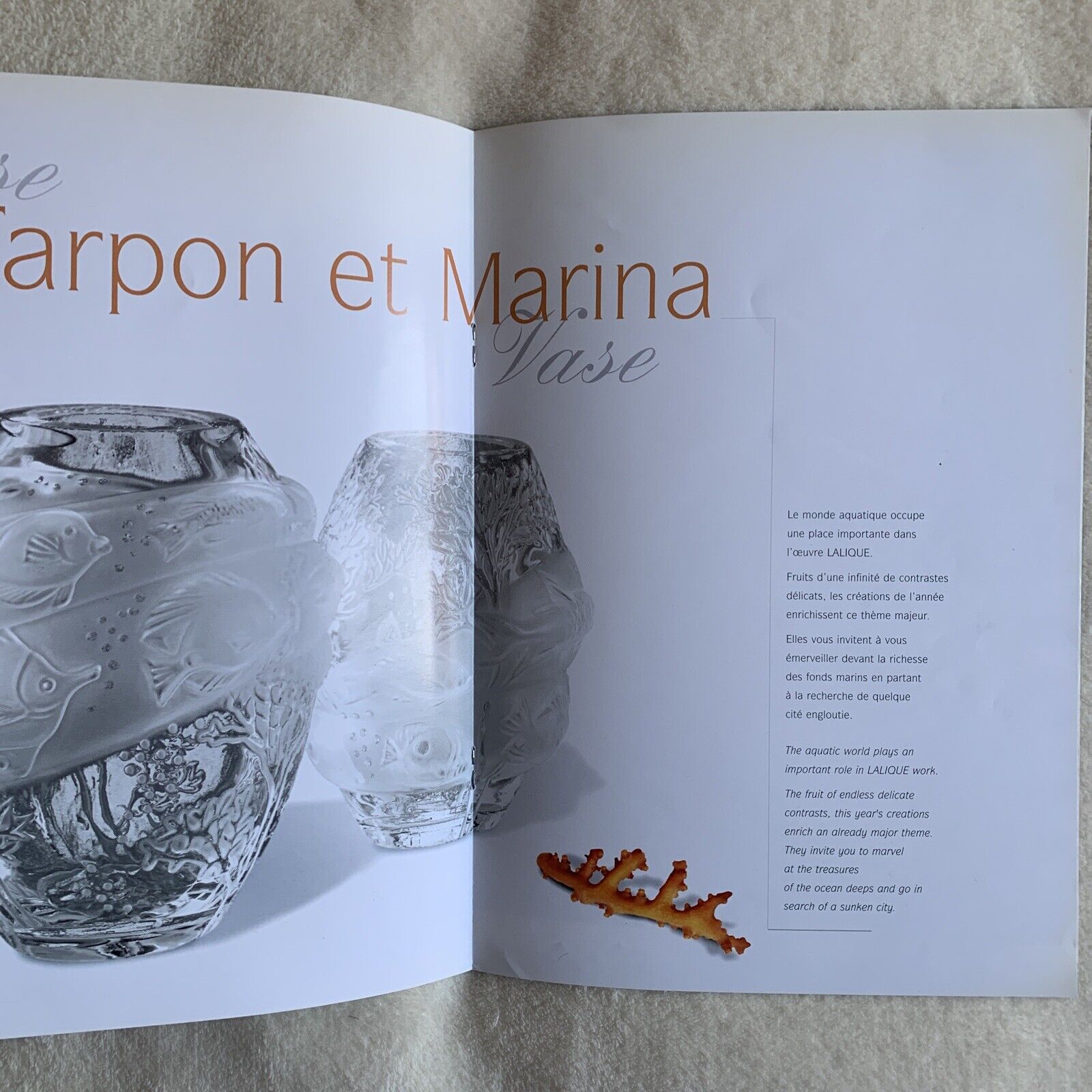 LALIQUE CATALOGUE CATALOG 1997 - L'univers lalique 1997 #