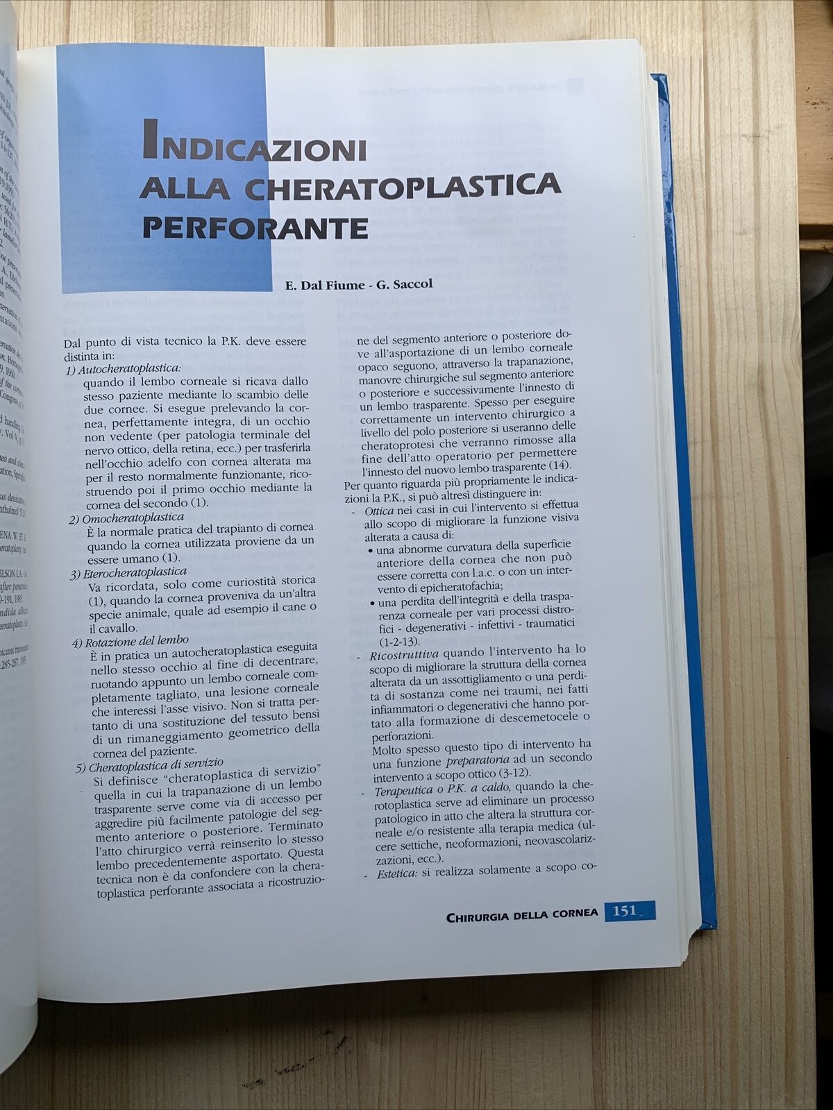 Chirurgia della Cornea - G. Rama, Società Oftalmologica Italiana. Fogliazza #