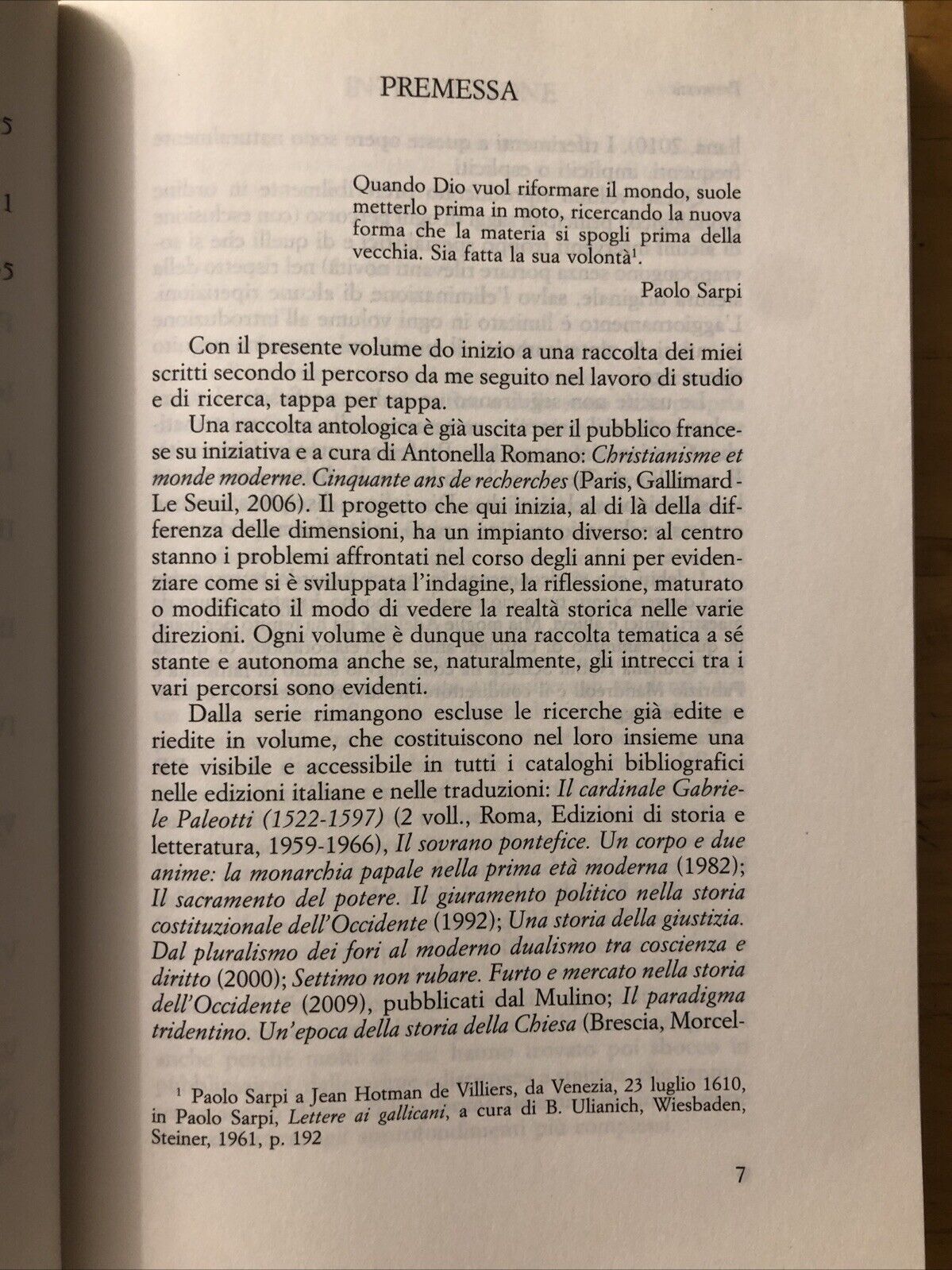 Storia moderna o genesi della modernità? Paolo Prodi. il Mulino 2012