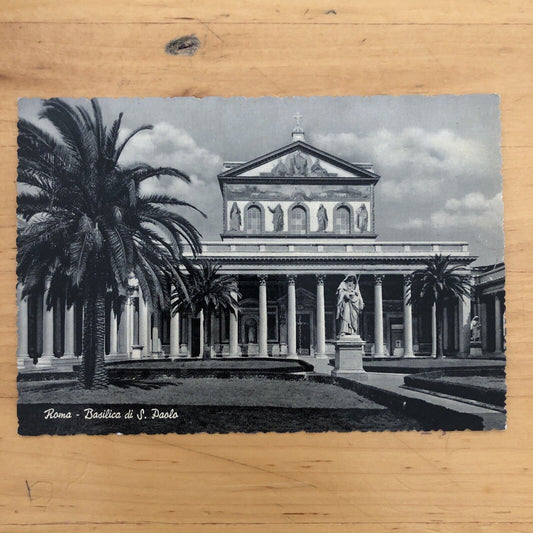 Cartolina ROMA BASILICA DI SAN PAOLO