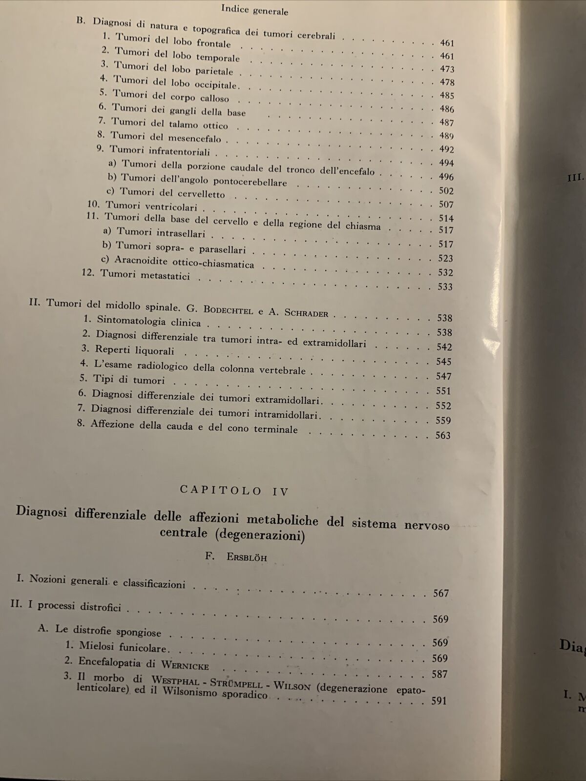 DIAGNOSI DIFFERENZIALE DELLE SINDROMI NEUROLOGICHE - BODECHTEL, ABRUZZINI 1961 #