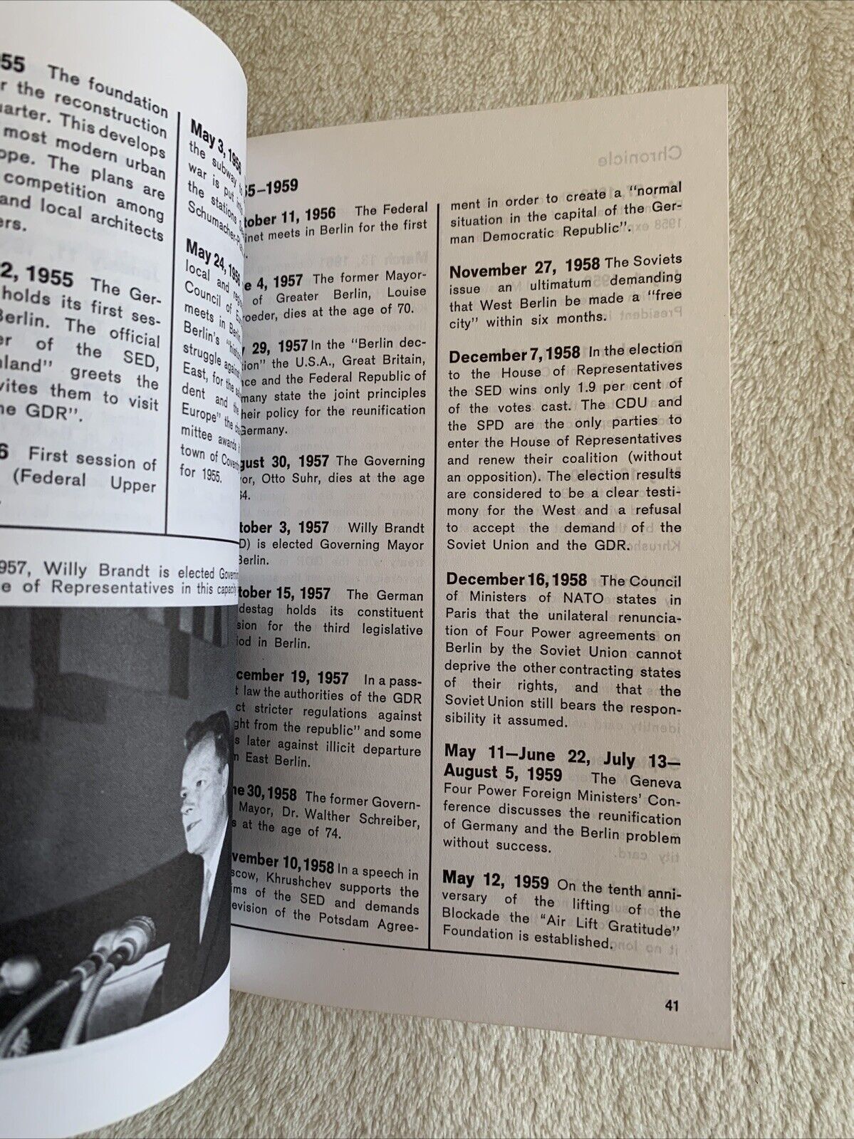 Berlin in brief - History art population Industry of Berlin in 100 pages 1976