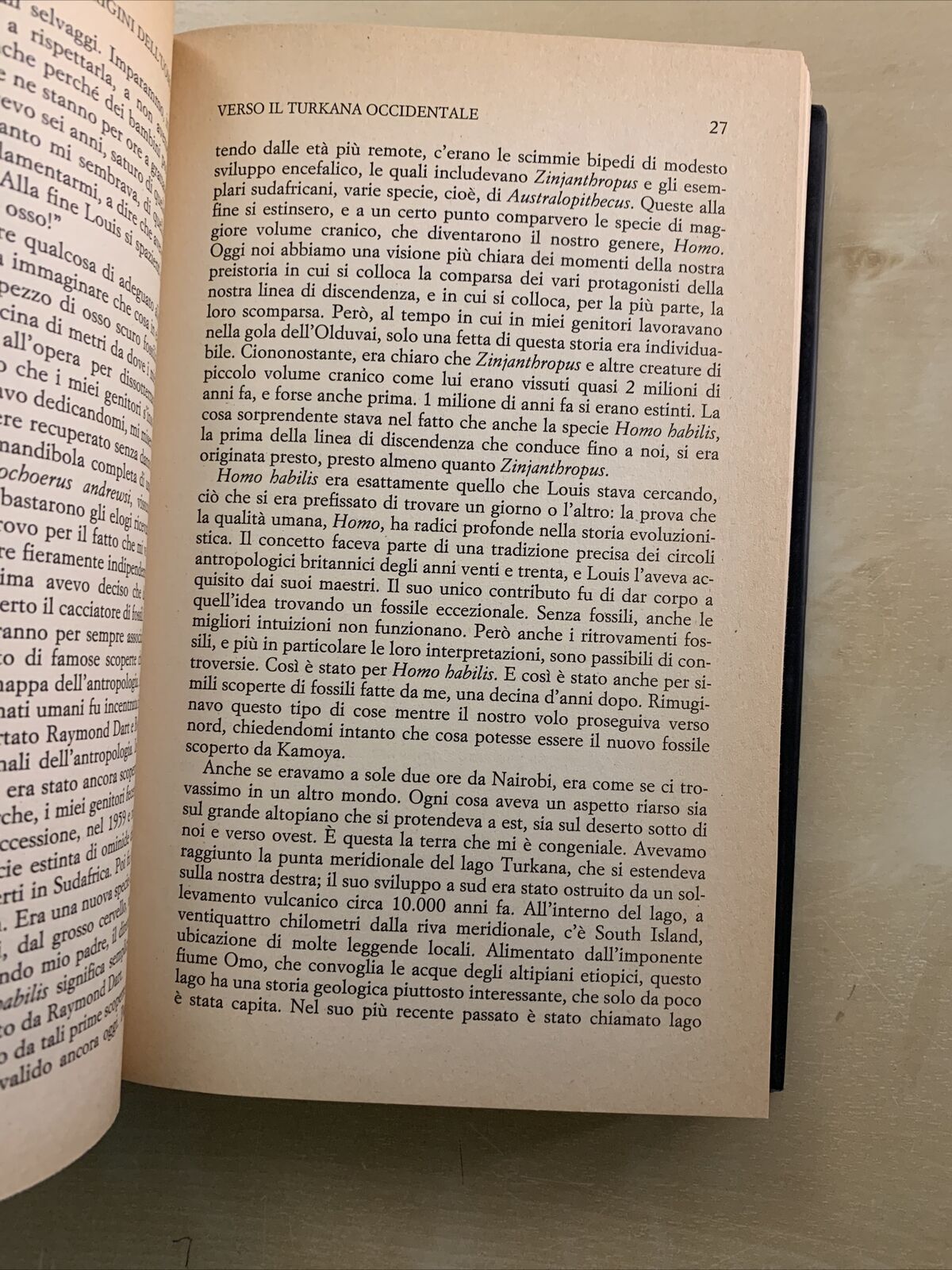 LE ORIGINI DELL'UOMO - Richard Leakey & Roger Lewin, Bompiani 1993