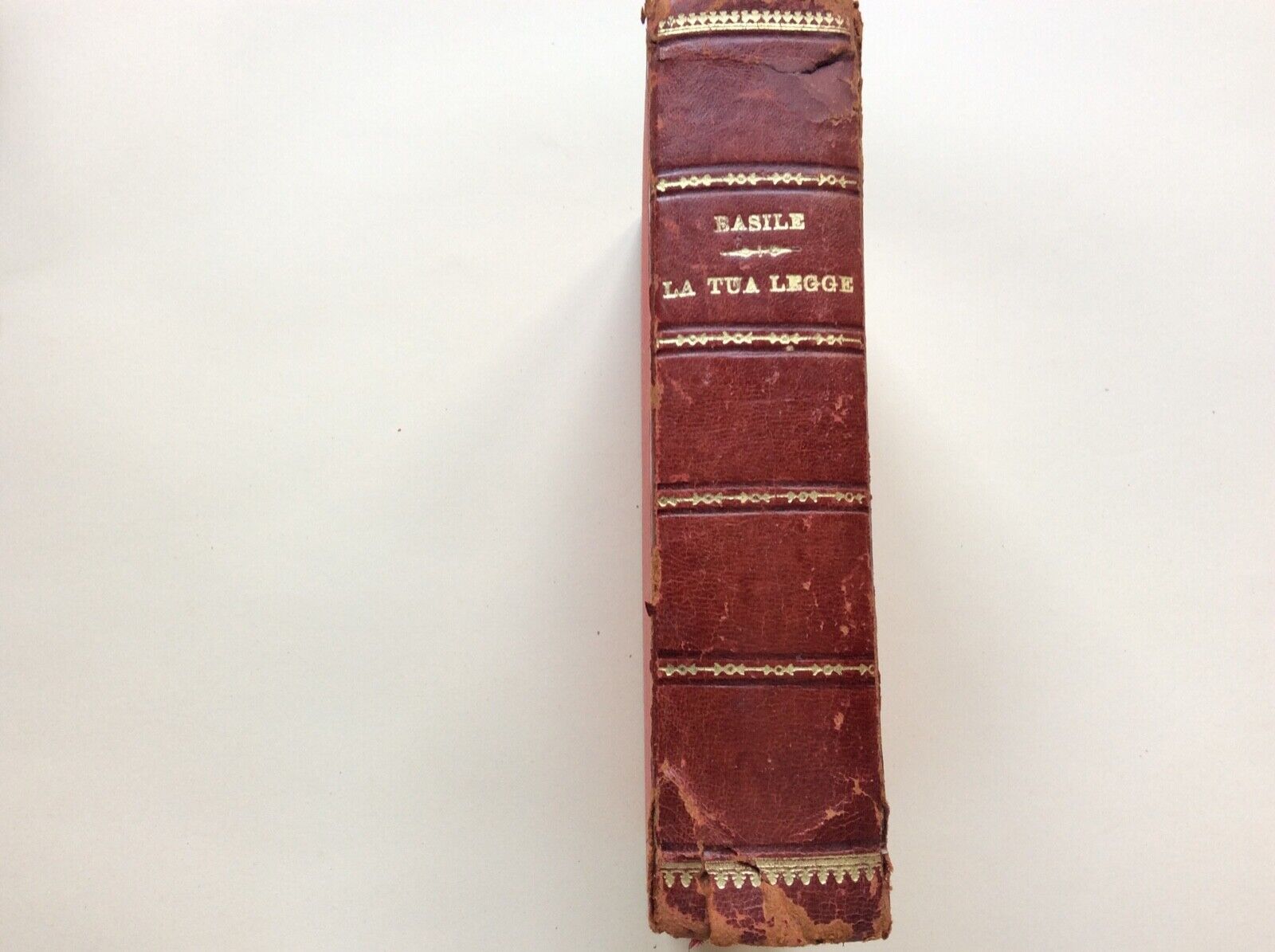 BASILE, LA TUA LEGGE, TREVES EDITORE 1924, dedica autografa, due volumi riuniti