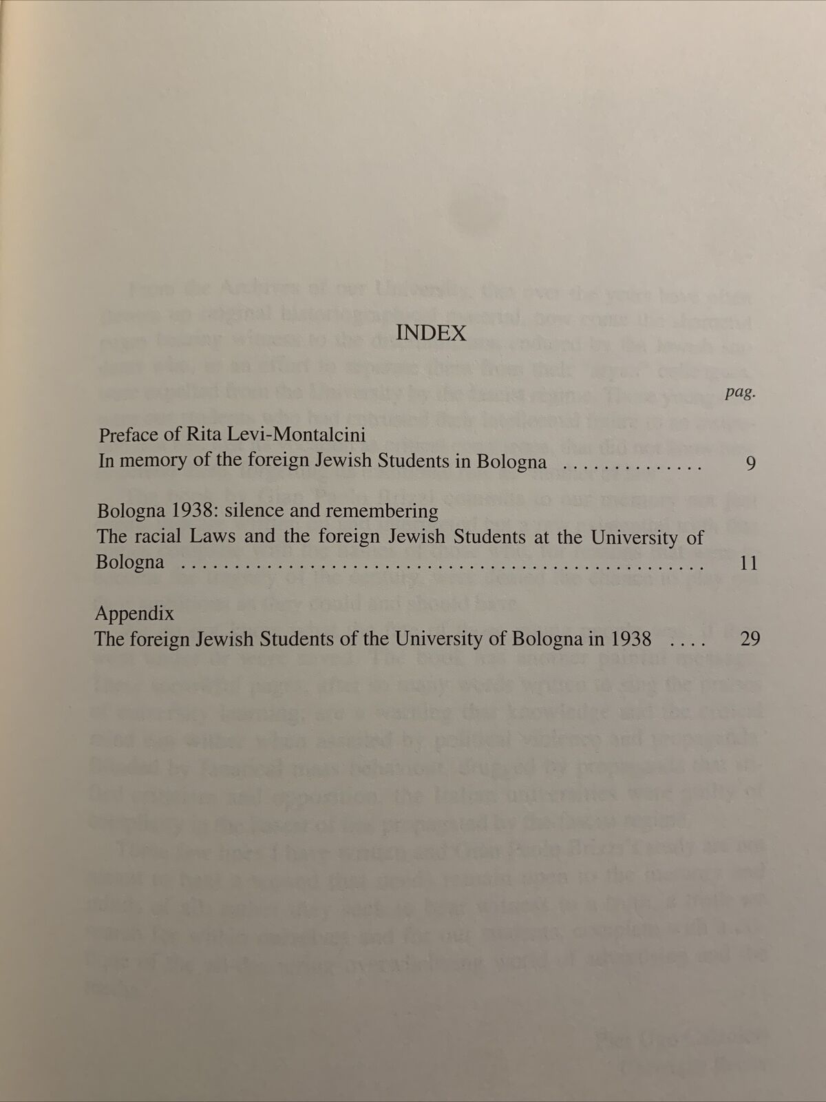 BOLOGNA 1938 Silence and Remembering. The Racial laws and the foreign Jewish  #