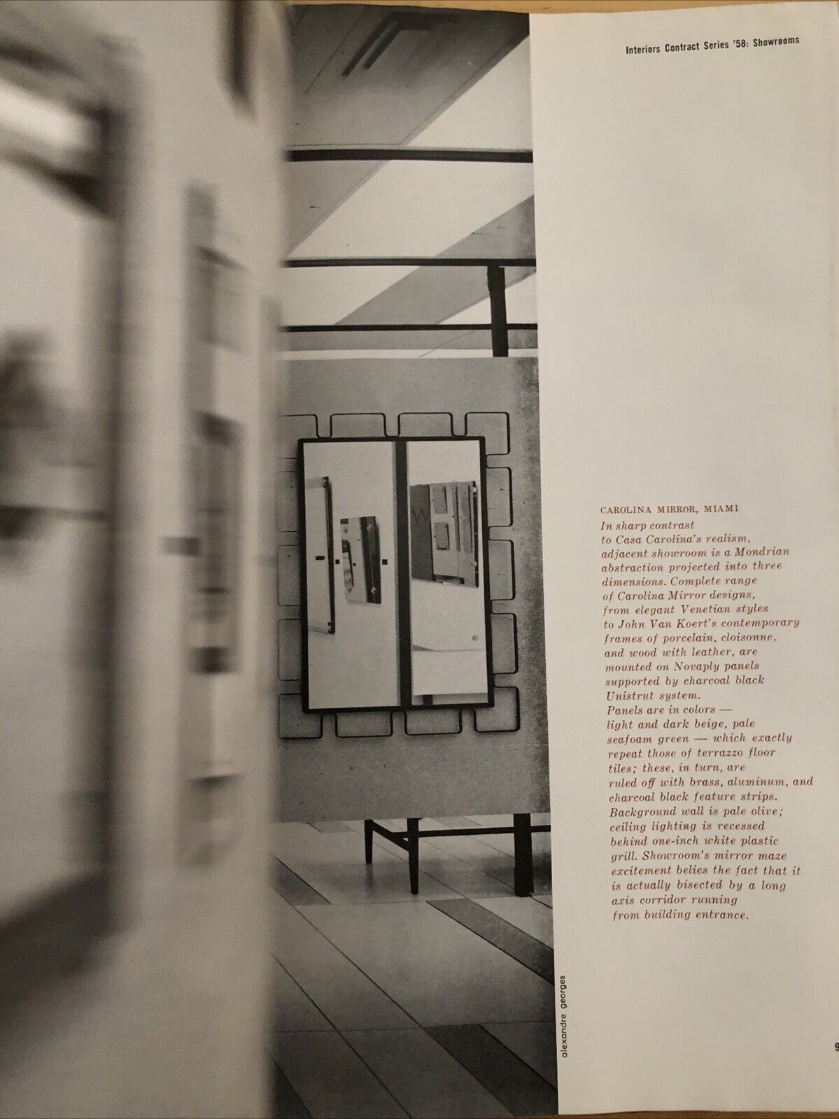 INTERIORS MAGAZINE DECEMBER 1958. Interiors, design, architecture. Olga Gueft