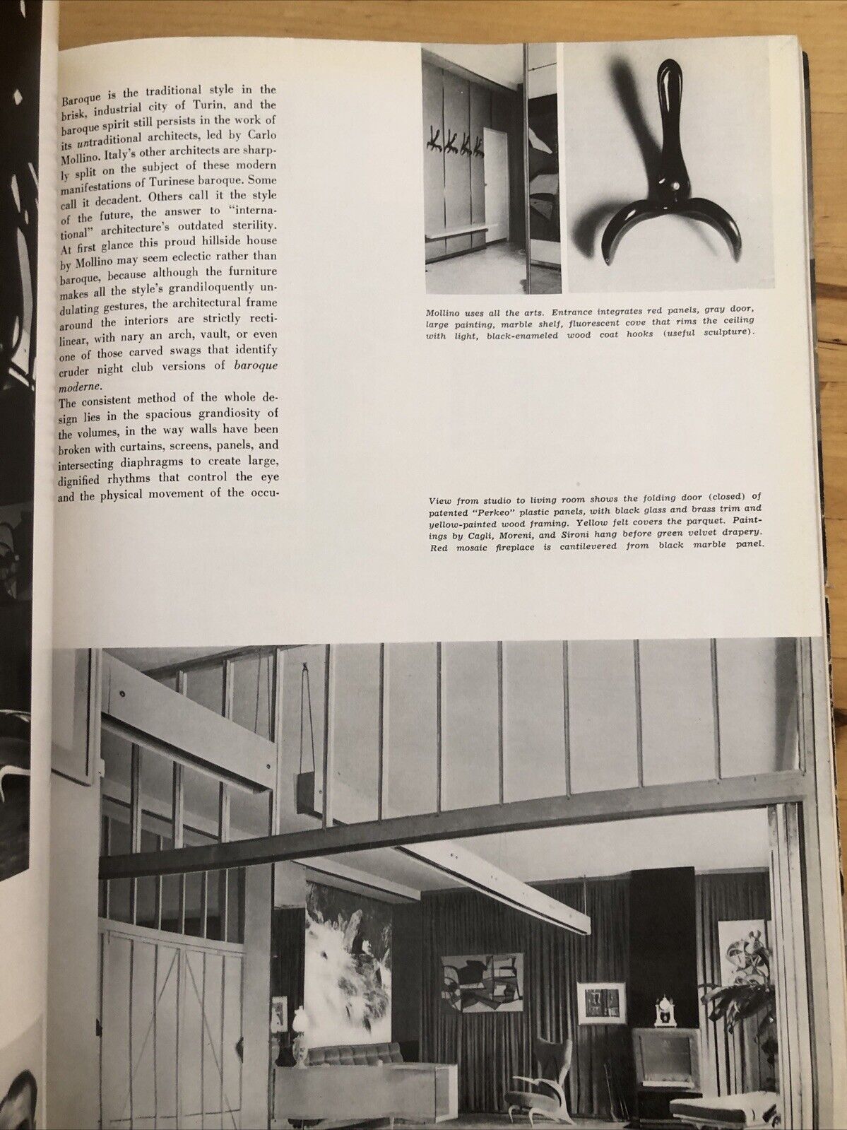 INTERIORS MAGAZINE DECEMBER 1952. Interiors, design, architecture. Olga Gueft