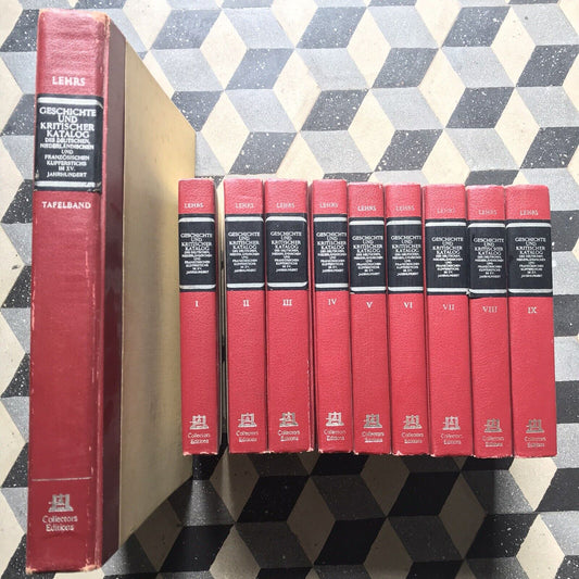 GESCHICHTE UND KRITISCHER KATALOG DES DEUTSCHEN, LEHRS collectors edition