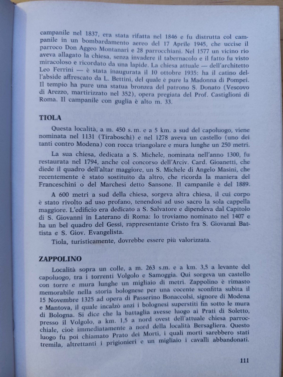 I comuni della provincia di Bologna, Luigi Bortolotti - Tip. S. Francesco 1964