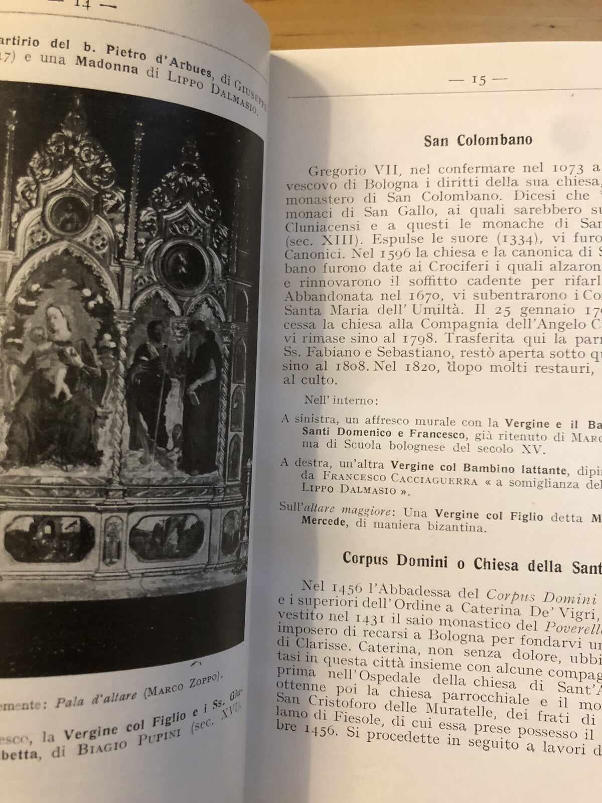 Le chiese di Bologna illustrate, Zanichelli 1927