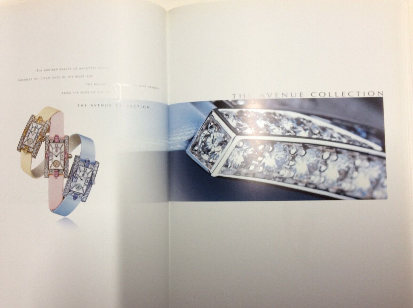 HARRY WINSTON RARE TIMEPIECES  DEPLIANT ADVERTISEMENT