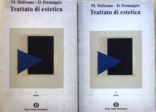 Trattato di estetica, M. Dufrenne, D. Formaggio - Mondadori 1981. 2 voll.