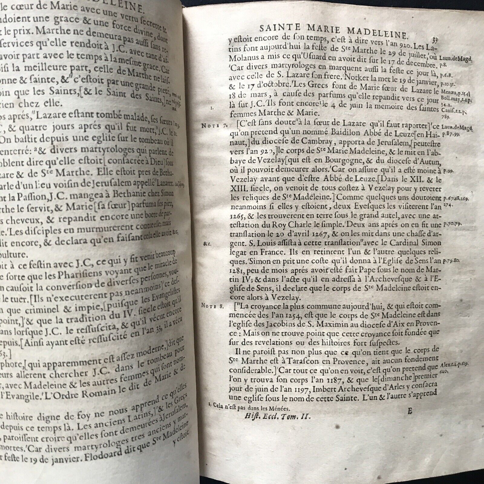 Mémoires pour servir a l’histoire Ecclésiastique  1701 Tome 2 Charles Robustel