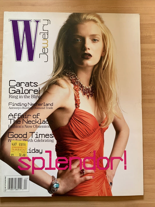w magazine jewelry holiday 2004