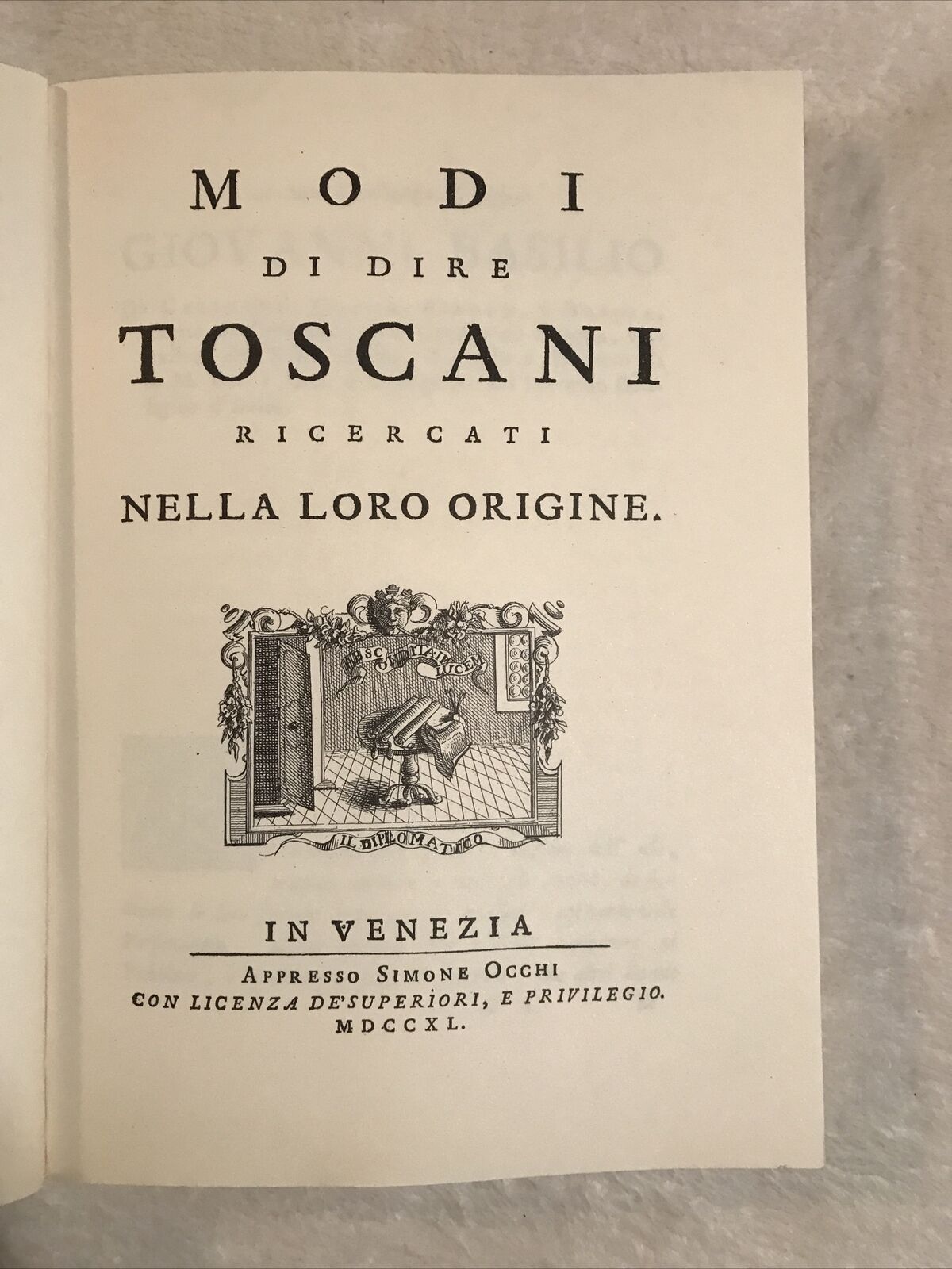 MODI DI DIRE TOSCANI, Sebastiano Pauli, Arnaldo Forni  #