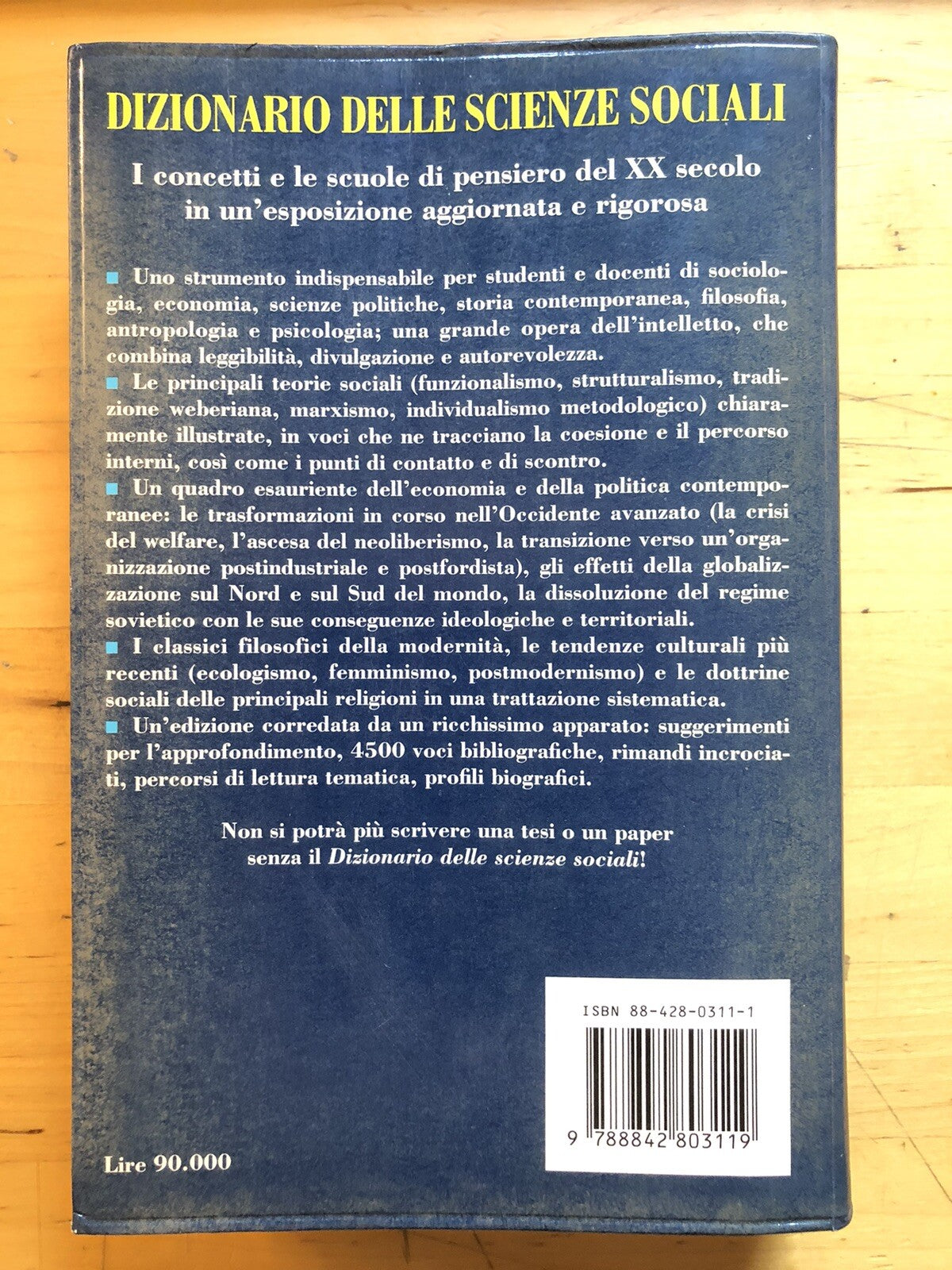 Dizionario delle scienze sociali - il Saggiatore. W. Outhwaite 1997