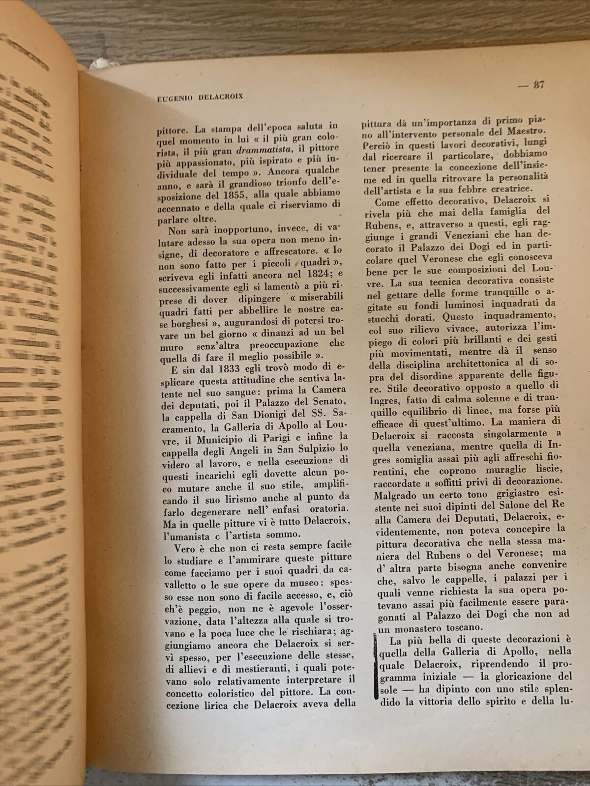 Pittori dell'ottocento. I. Vitaliano. Previati, Morelli, Delacroix, Henner, Gros