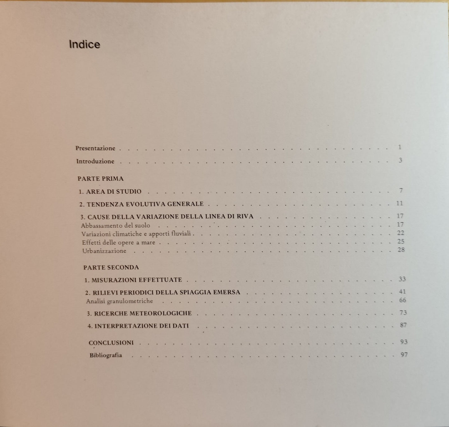 Geomorfologia Emilia Romagna, variazioni della spiaggia- Forli Ravenna Ferrara
