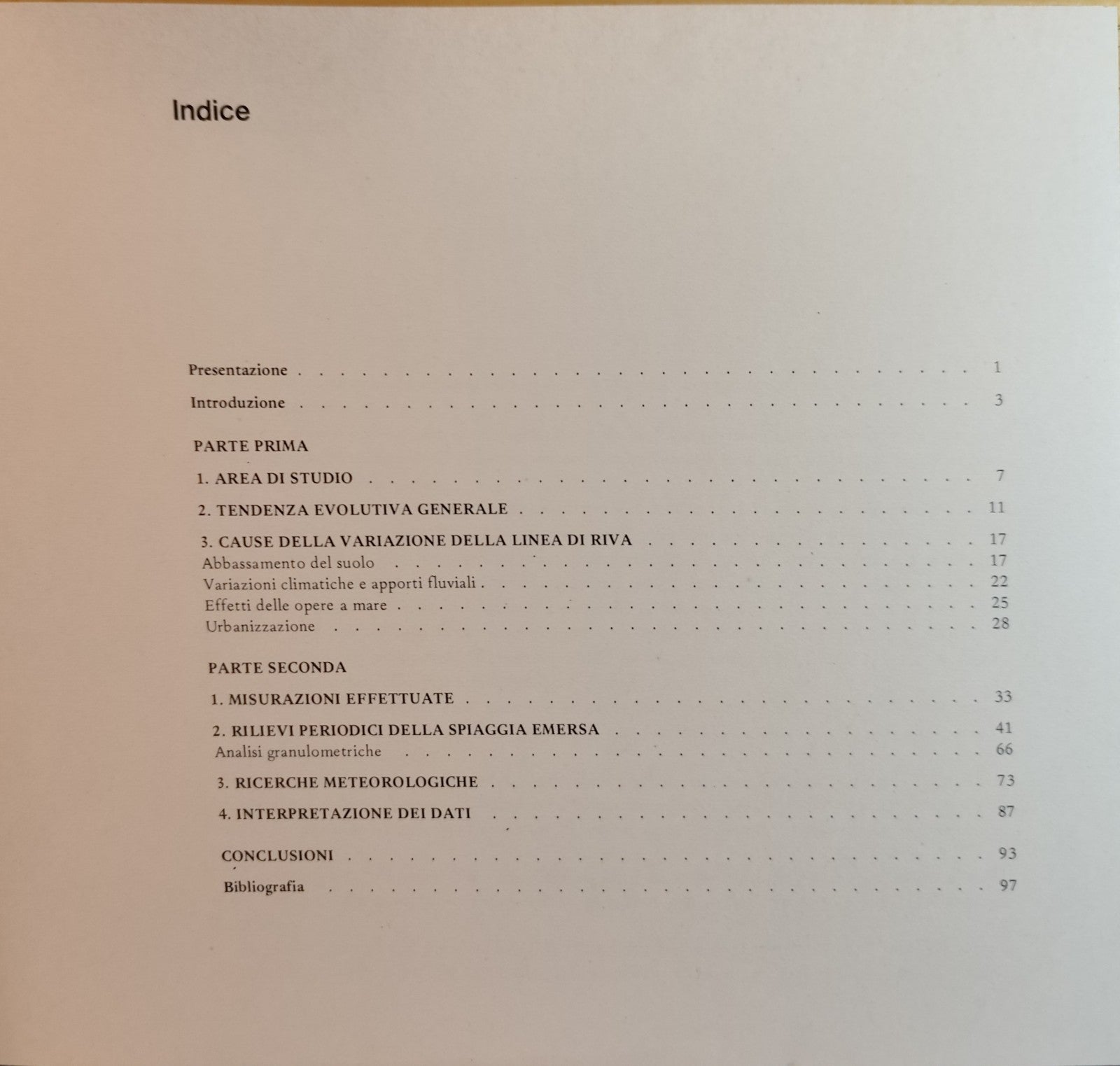 Geomorfologia Emilia Romagna, variazioni della spiaggia- Forli Ravenna Ferrara