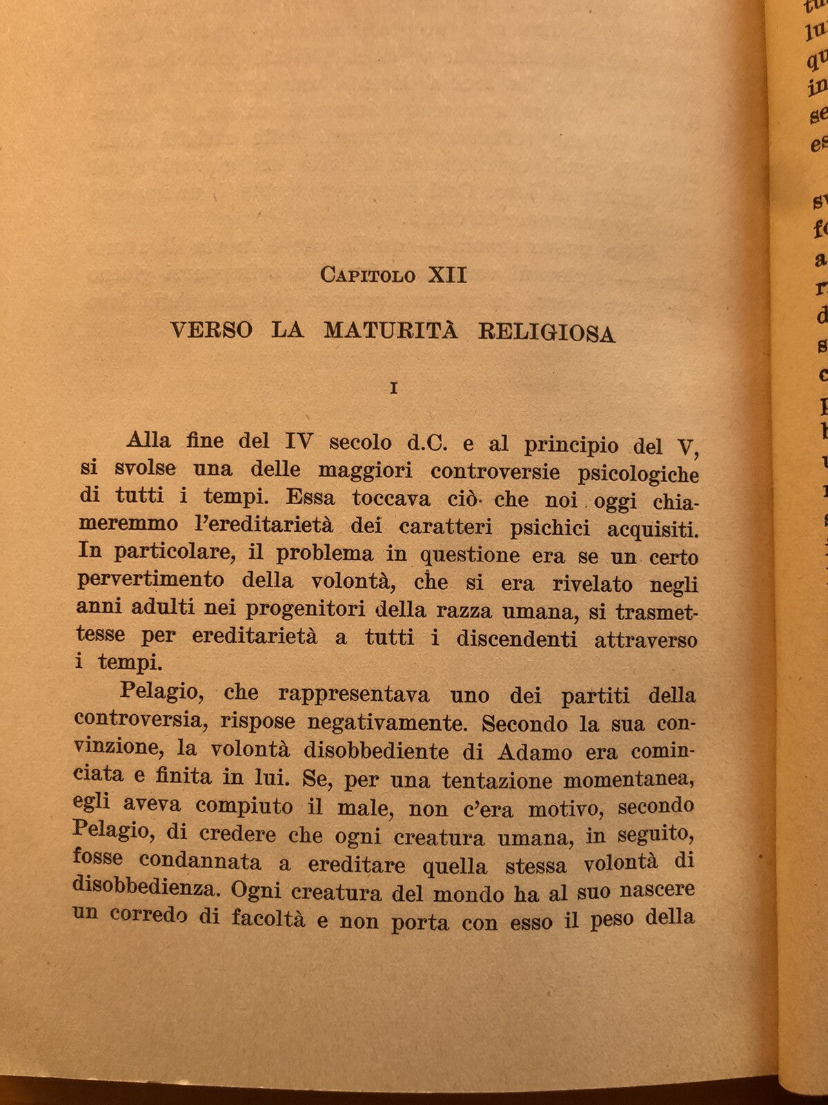 La mente matura, Harry A. Overstreet. Garzanti 1951