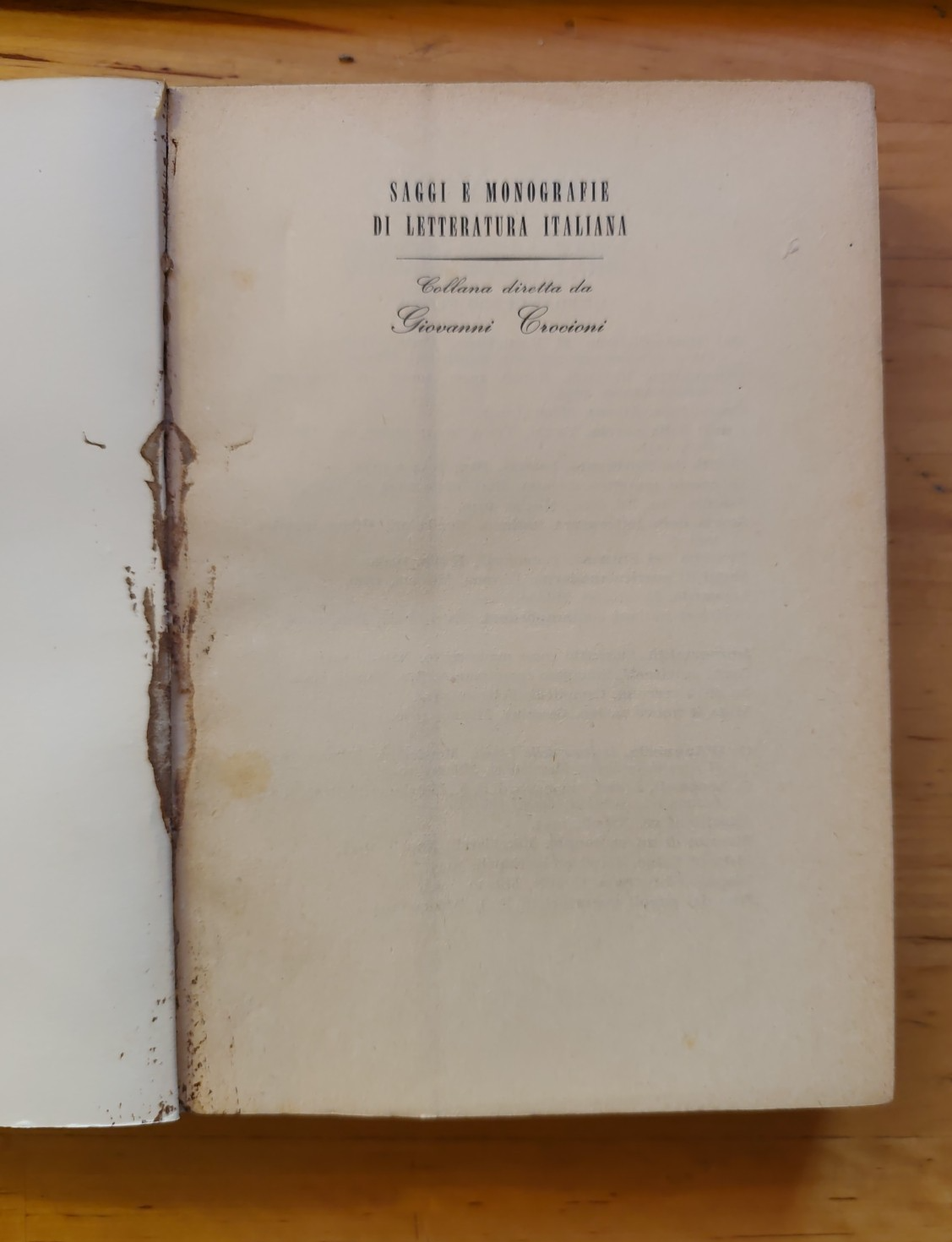 Orfismo della parola Francesco Flora, Cappelli editore 1953