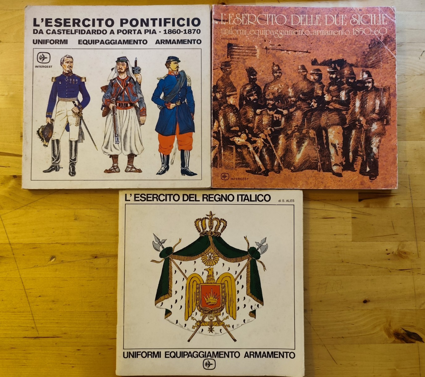 Uniformi equipaggiamento Armamento, esercito delle due sicilie, Pontificio Regno