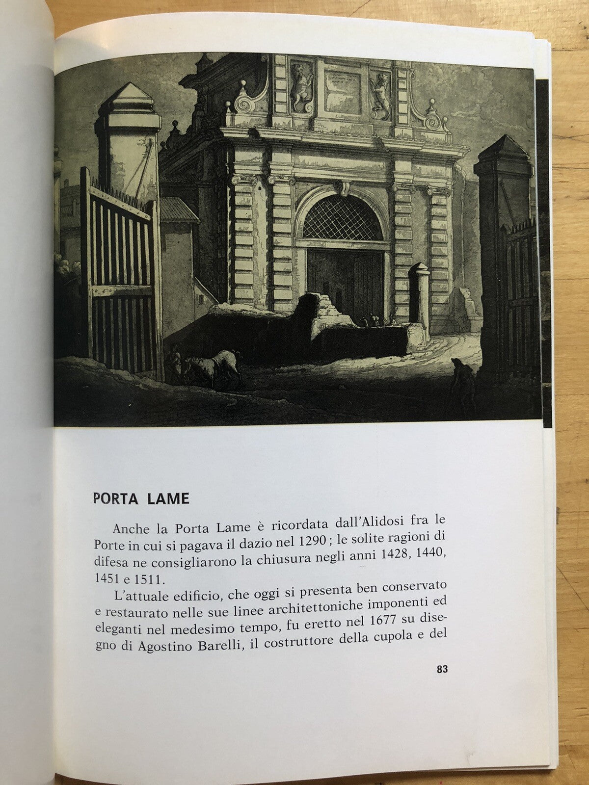 Mura e porte di Bologna - Athos Vianelli, Tamari editori 1976