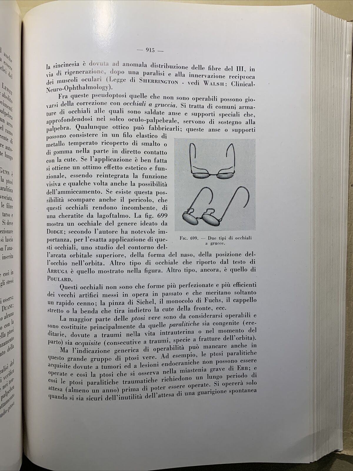 CHIRURGIA DELL'APPARATO OCULARE Volume secondo. E. LEONARDI. ARTE DELLA STAMPA #