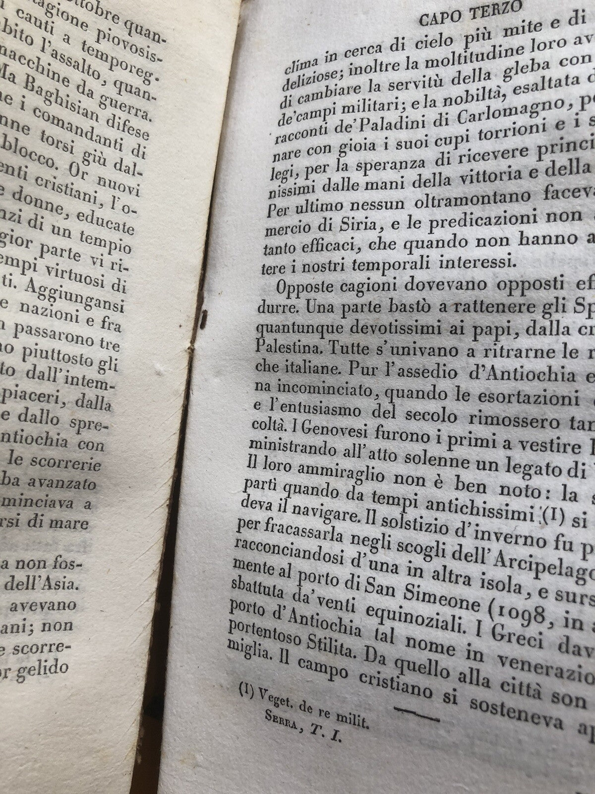 La storia della antica Liguria e di Genova, Girolamo Serra 1835 3 voll. Elvetica