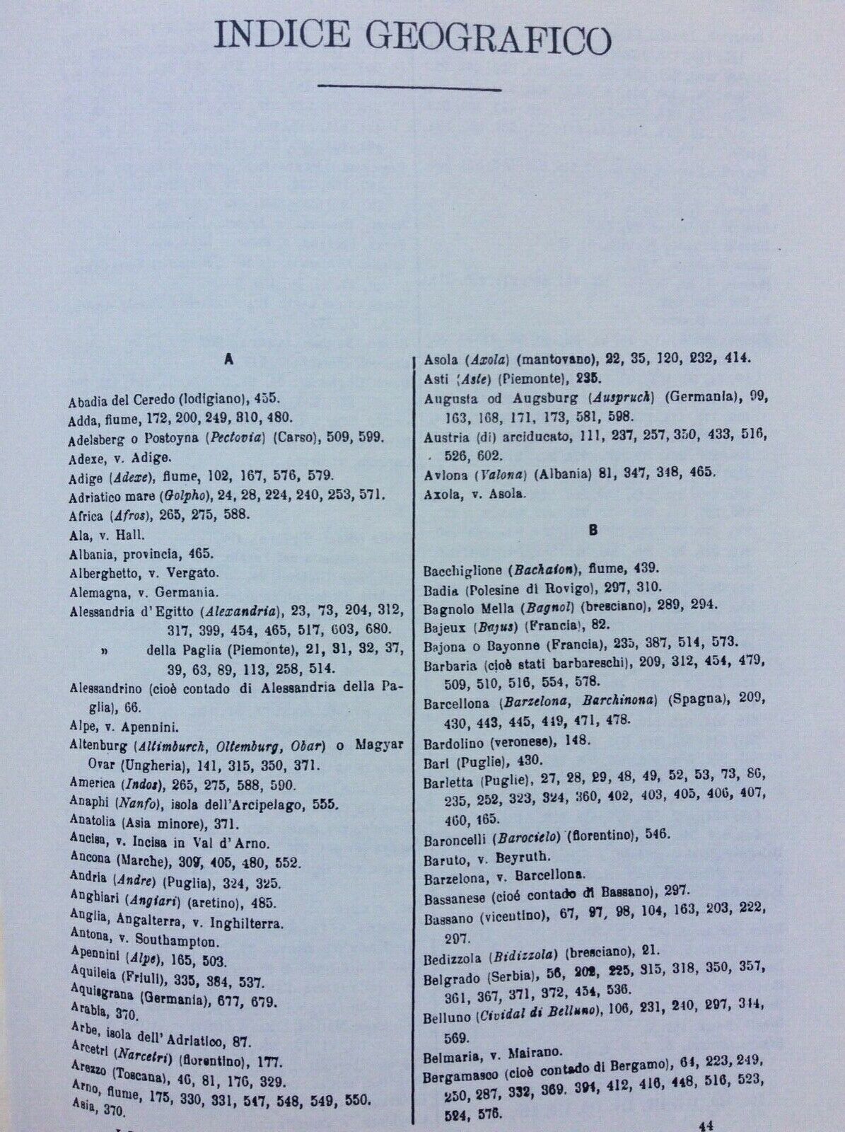 I DIARII DI MARINO SANUTO VOLUME LII. (52).   FORNI EDITORE BOLOGNA