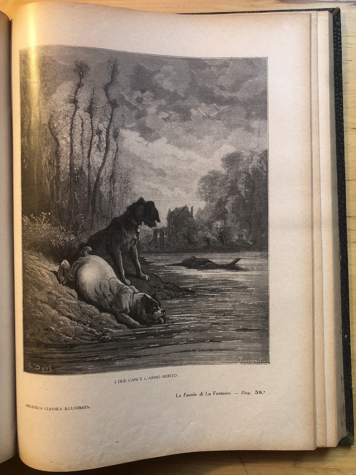 Le favole di La Fontaine - Gustavo Dorè, Emilio De Marchi.  primi del '900 s.d.