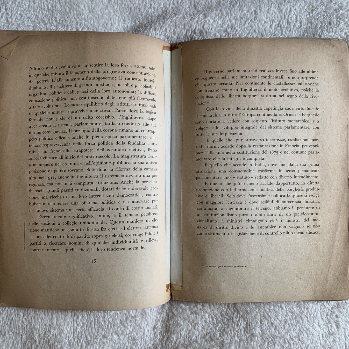 Governo Parlamentare e Partitocrazia - Giuseppe Maranini, editrice Universitaria