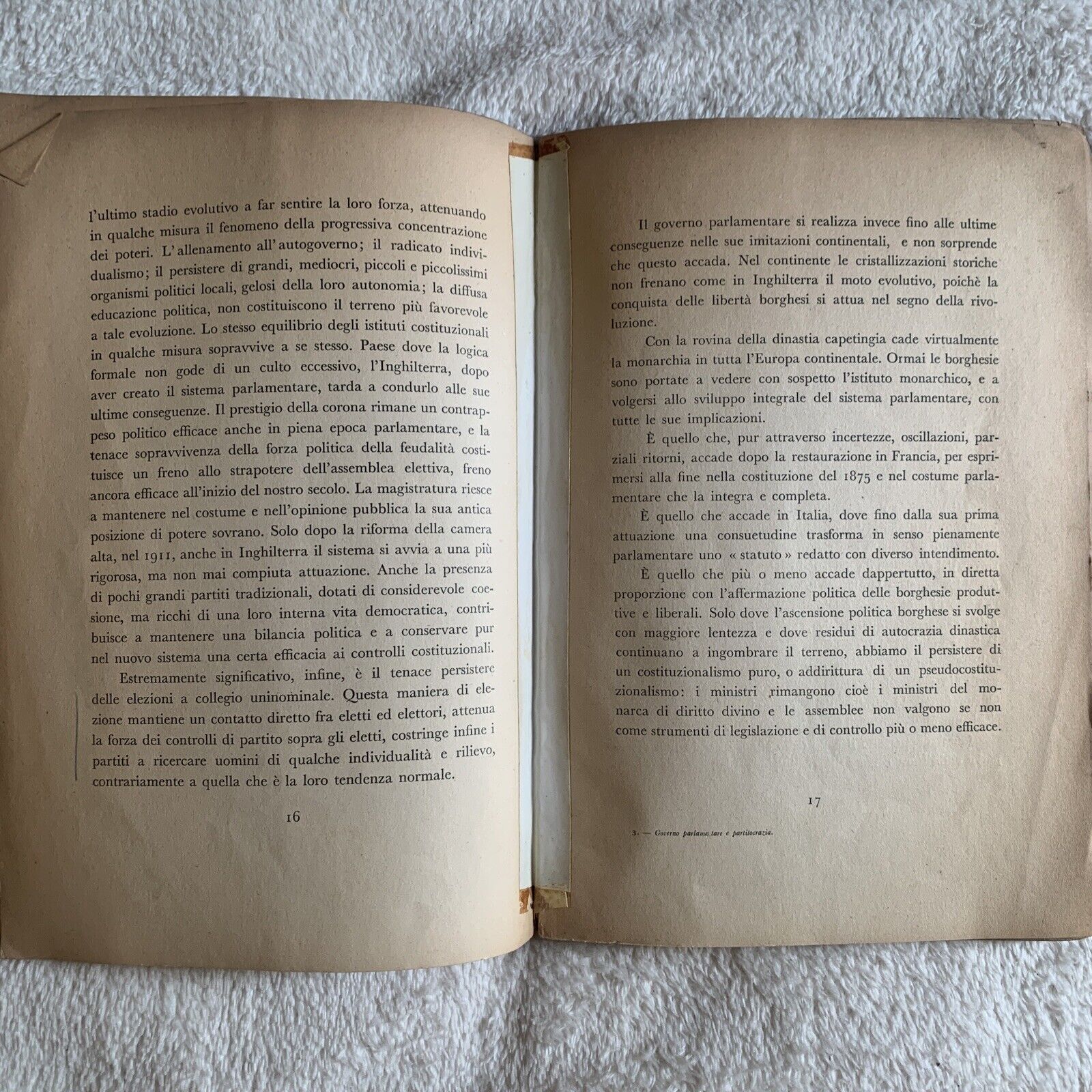 Governo Parlamentare e Partitocrazia - Giuseppe Maranini, editrice Universitaria