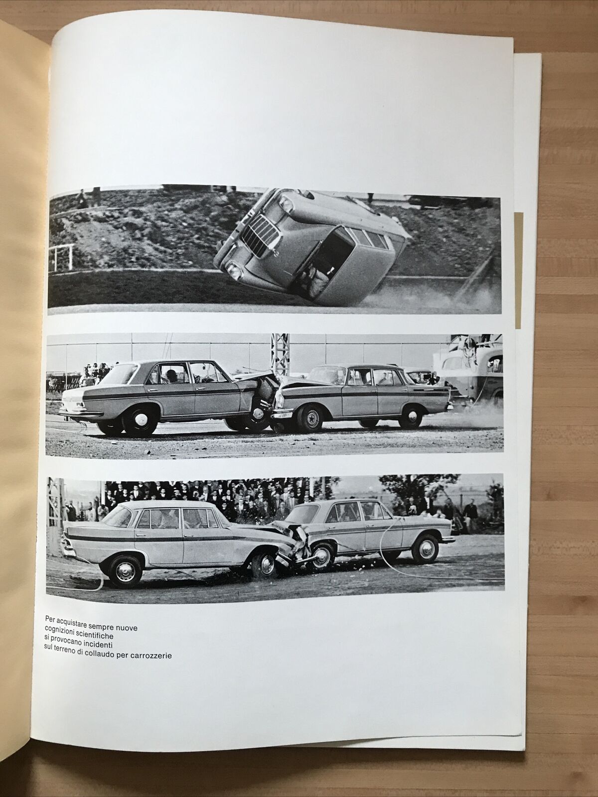 MERCEDES BENZ - opuscolo pubblicità Vintage, sicurezza autoveicoli Mercedes