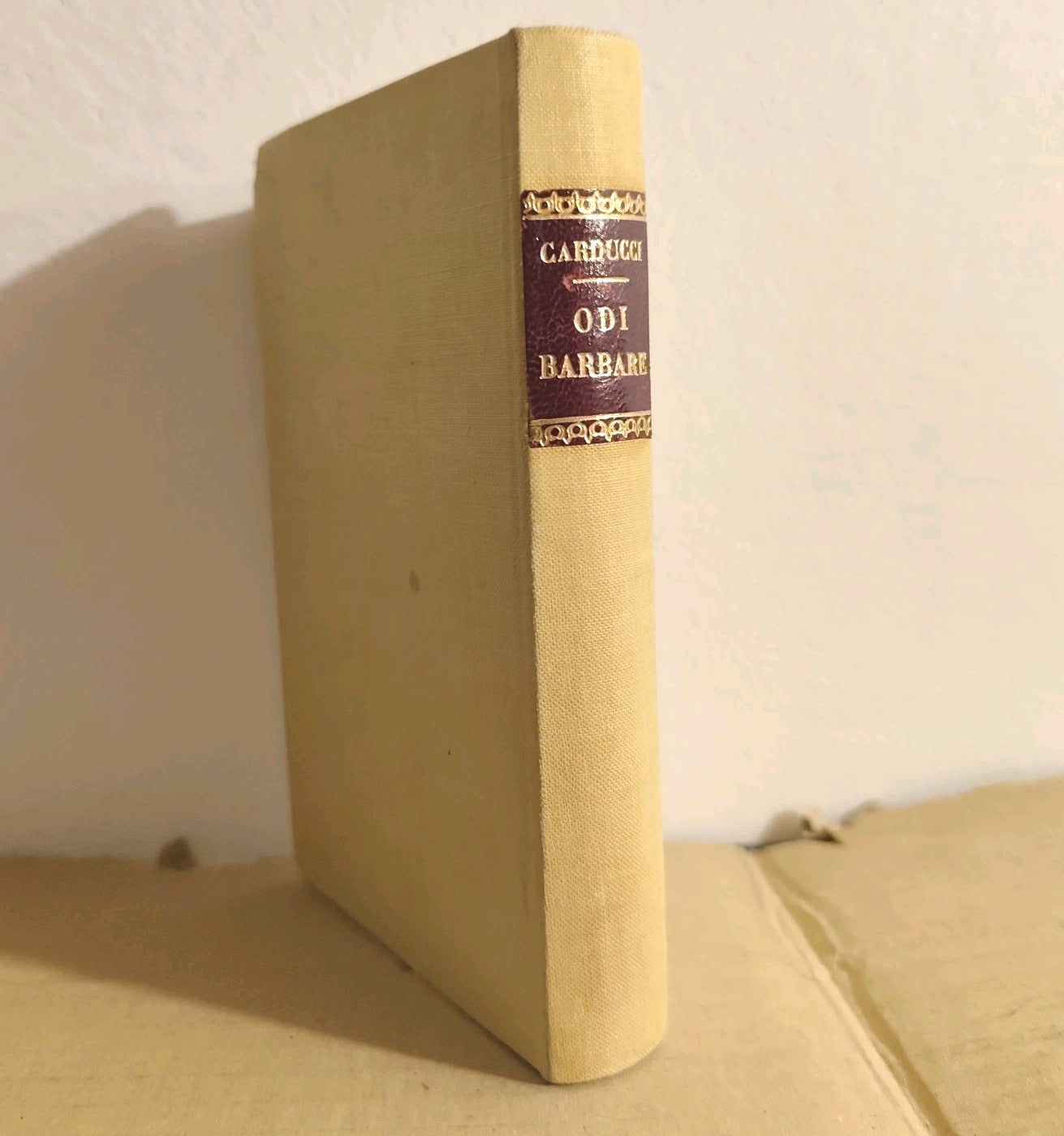 Odi barbare - Giosuè Carducci 1893 Zanichelli
