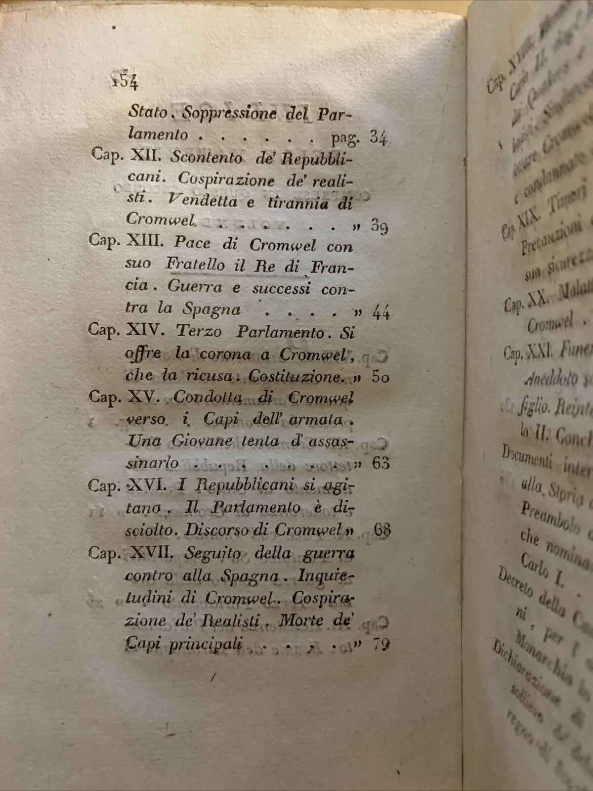 STORIA DI OLIVIERO CROMWELL. tomo 2 Jeudy Dugour, A Pekin. tradotta dal francese