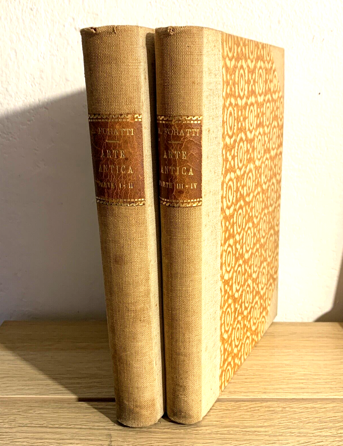 Arte Antica - Aldo Foratti 1934 opera completa 4 parti in due volumi. Signorelli