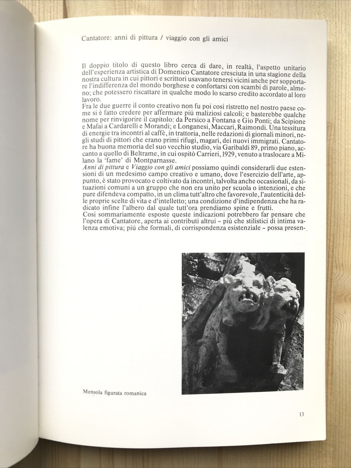 CANTATORE anni di pittura, Luigi Cavallo a cura di, Galleria il Mappamondo ediz.