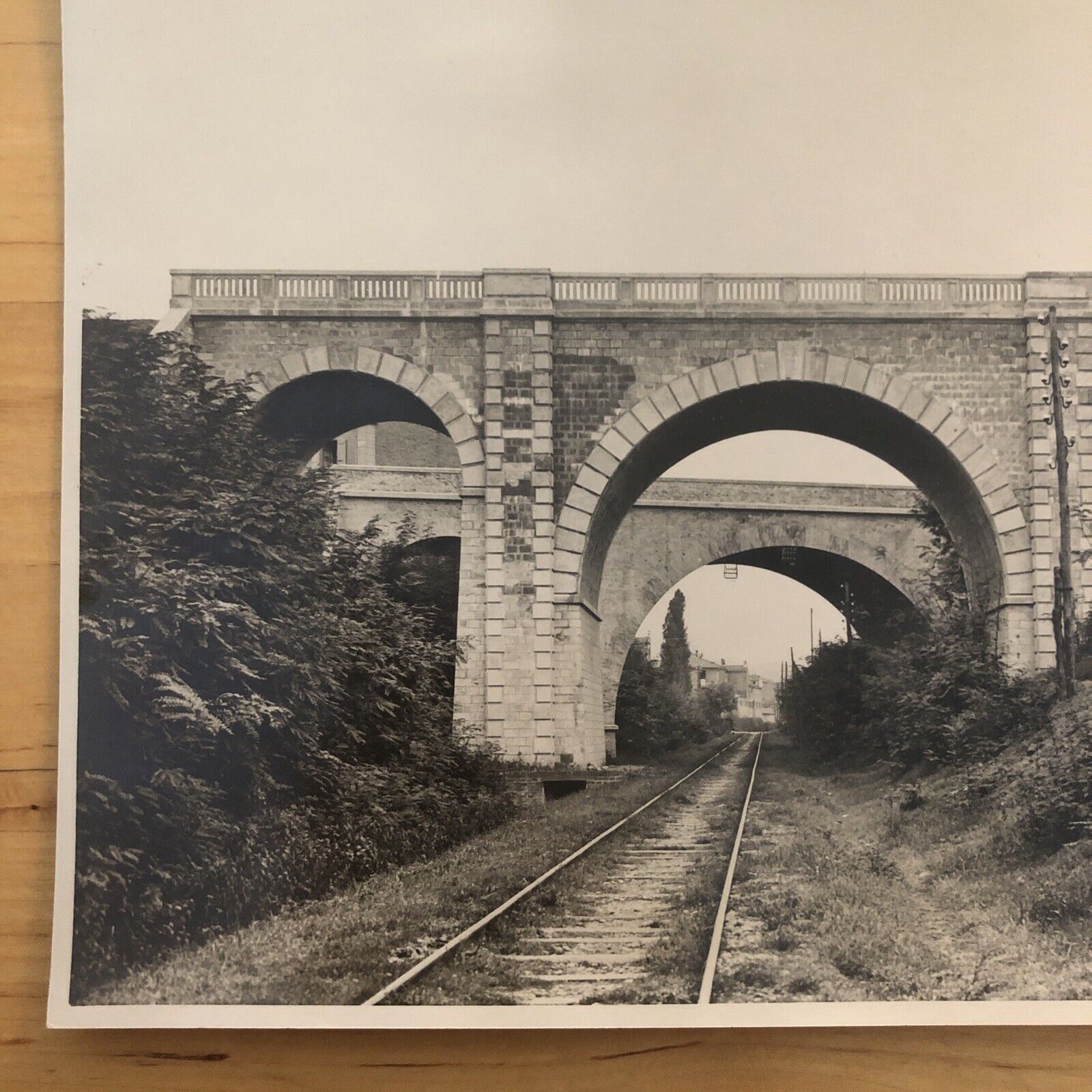 FERROVIE sottovia nella strada ferrata Bologna Massa Lombarda originale anni '30
