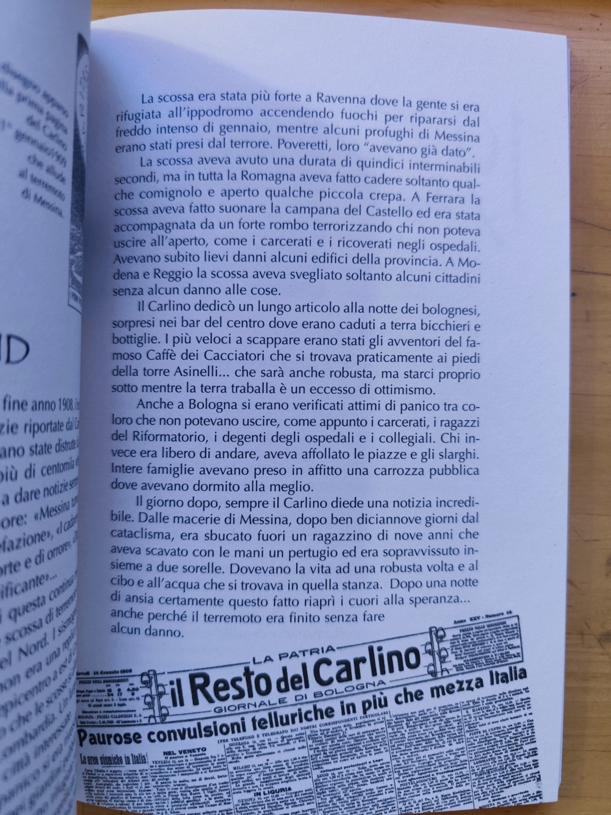 Epicentro Emilia Romagna da mille anni nei racconti dei cronisti antichi, Costa