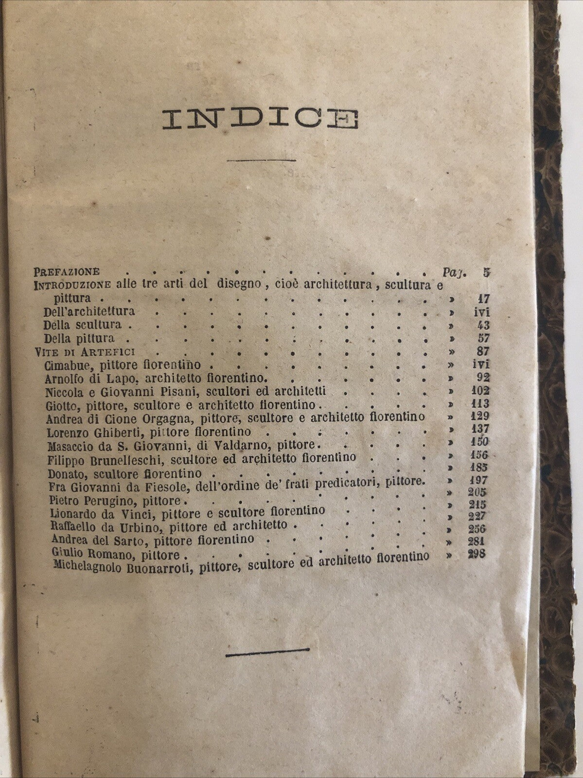Giorgio Vasari  - Prose Scelte, Sonzogno editore 1877. volume unico