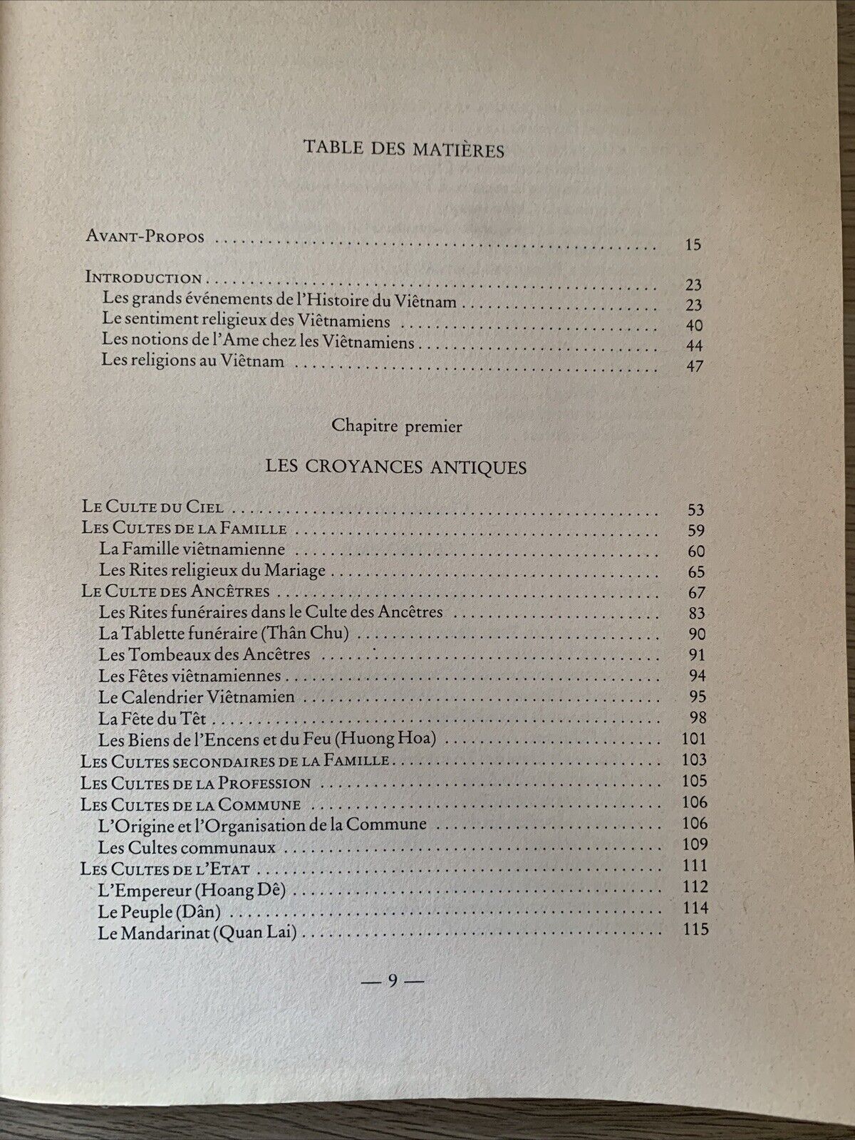 LA TRADITION RELIGIEUSE SPIRITUELLE ET SOCIALE AU VIETNAM. Joseph Nguyen 1981 #
