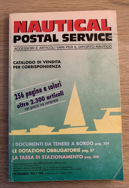 NAUTICAL POSTAL SERVICE - diporto nautico accessori - Catalogo 93-94 #