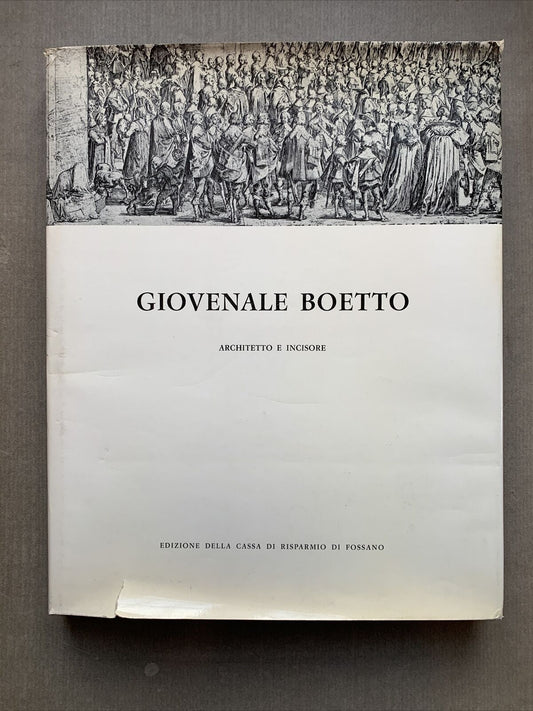 GIOVENALE BOETTO - Architetto e Incisore, Cassa Risparmio Fossano 1966 #