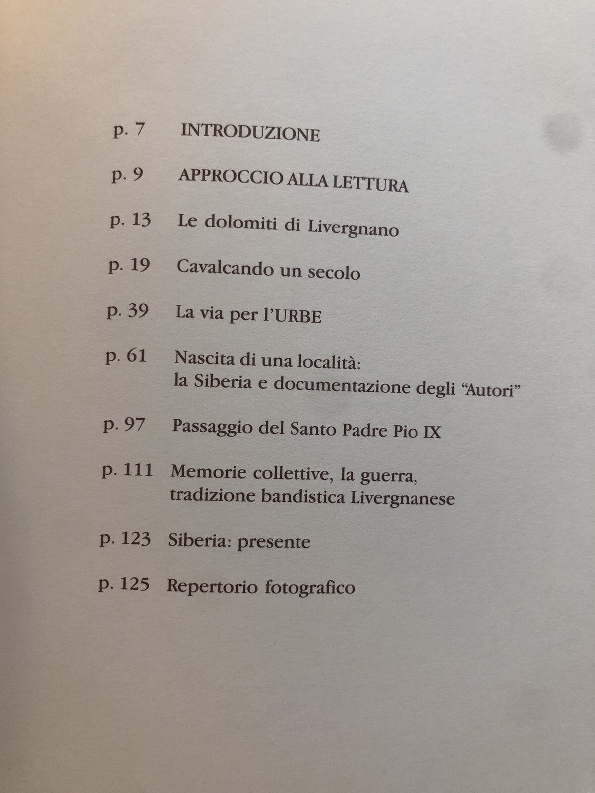 LIVERGNANO nella storia di un paese 2004