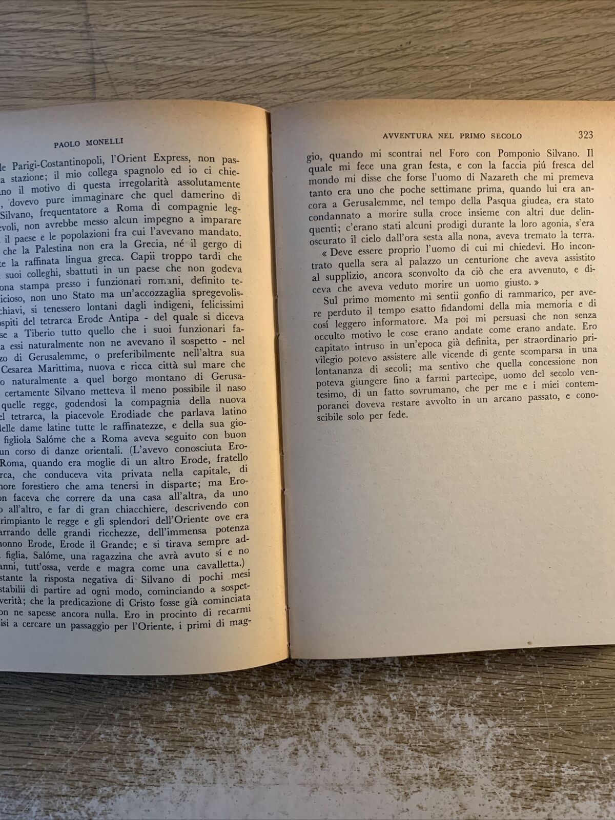 Avventura nel primo secolo - Paolo Monelli. Mondadori 1 edizione 1958
